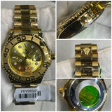 Rolex Yacht-Master 40mm Yellow Gold Concept – Champagne Dial with President Bracelet metal strap watch
