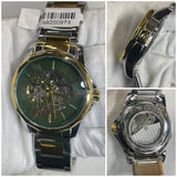 Armani Exchange (A|X) Skeleton Automatic metal strap watch