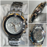 Omega Seamaster Diver 300M Co-Axial Master Chronometer Chronograph metal strap watch