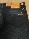 USP A REGULAR FIT INKY BLUE-BLACK WASH JEANS