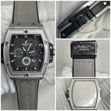 Hublot Spirit of Big Bang 42mm "Black Magic" – Skeleton Dial in Microblasted Black Ceramic leather strap watch