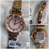 Emporio Armani Rose Gold-Tone Mother-of-Pearl ladies Watch