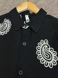 IMPORTED PREMIUM PAISLEY EMBROIDERED ARTISAN DESIGNER SHIRT
