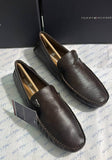 Tommy hilfiger Premium Dark Espresso Micro-Textured Loafers