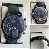 FOSSIL leather strap Watch
