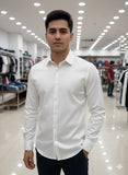 BLMN WHITE PLAIN SHIRT
