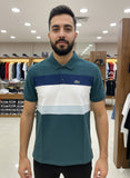LCST COLOR BLOCK STRIPE POLO T-SHIRT
