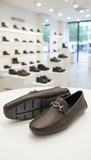 GUCC  Rich Chocolate Brown Bit Loafers