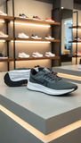 RUNNER GRY Sleek & Ready: Dark Grey Performance Running casual Shoes