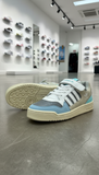 ADS Retro Sky Blue & Cool Grey with Hook-and-Loop Strap Low-Top Sneakers