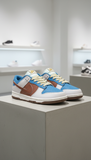 NKE SB DUNK Retro 'Latte' Low-Top Sneaker - Sky Blue & Mocha sneakers