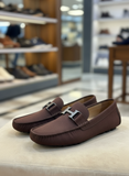 HERMES The Heritage Loafer in Suede loafers