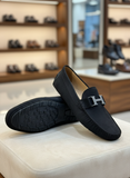 HERMES The Heritage Loafer in Suede loafers