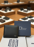 Christian Dior Men’s Grained Leather Bifold Wallet