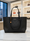 MK Monogram Embossed Black Tote BAG