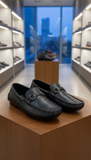 LEE FOX LEATHER LOAFERS