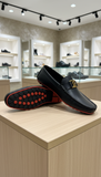 FRGM SF LOGO FOAM LEATHER LOAFERS