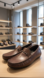 LEE FOX LEATHER LOAFERS