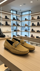 HKT SUEDE LEATHER LOAFERS