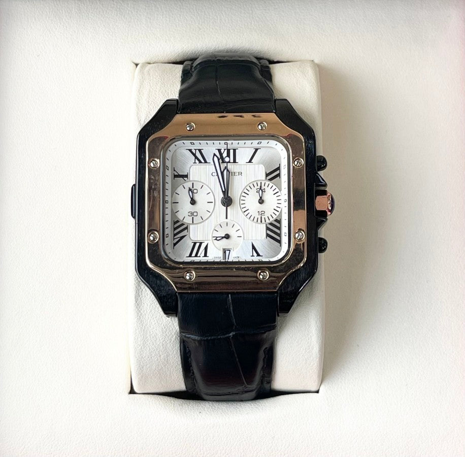 CARTR CHRONO LEATHER WATCH