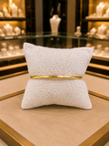 Elegant Minimalist Gold Bangle Bracelet