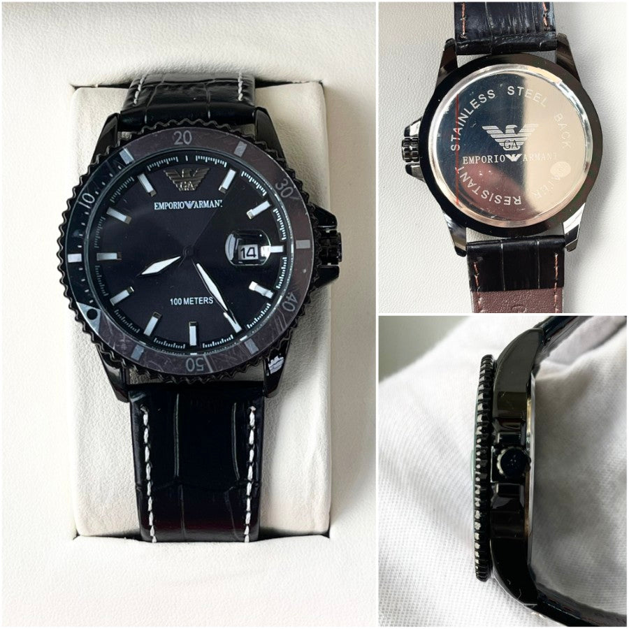 ARMNI LEATHER WATCH