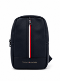 CLASSIC TOMY HLFGER NAVY CROSSBODY MESSENGER BAG
