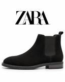 ZARA Men’s  Suede Chelsea Ankle Boots