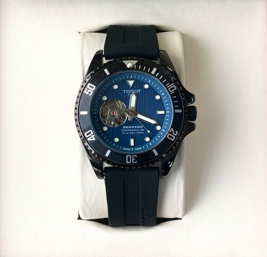 TIST AUTOMATIC SILICON STRAP WATCH