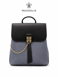 MAGNOLIA TEXTURED  FLAP LADIES BACK PACK