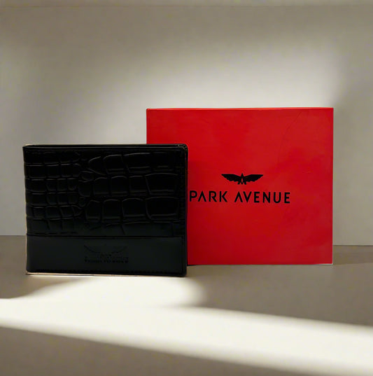 PARK AVENUE LEATHER BI FOLD  MENS WALLET