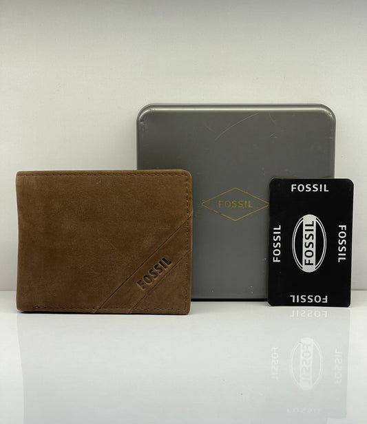 FSL LEATHER  BI FOLD MENS  WALLET