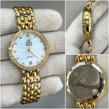 OMEG PEARL DIAL LADIES WATCH