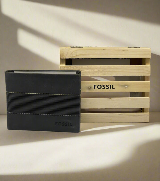 FSL LEATHER BI FOLD MENS WALLET