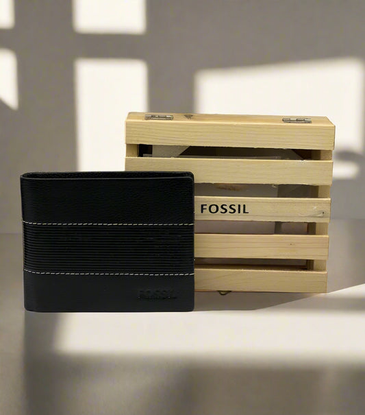 FSL LEATHER BI FOLD MENS WALLET