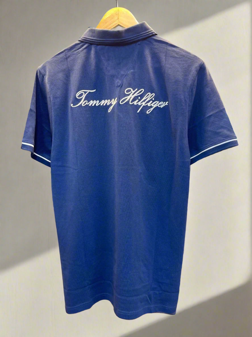 TMY ZIP POLO T-SHIRT