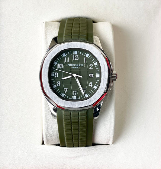 PATK PHLP SILICON STRAP WATCH