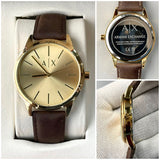 Armani Exchange AX2748 Leather Strap Watch
