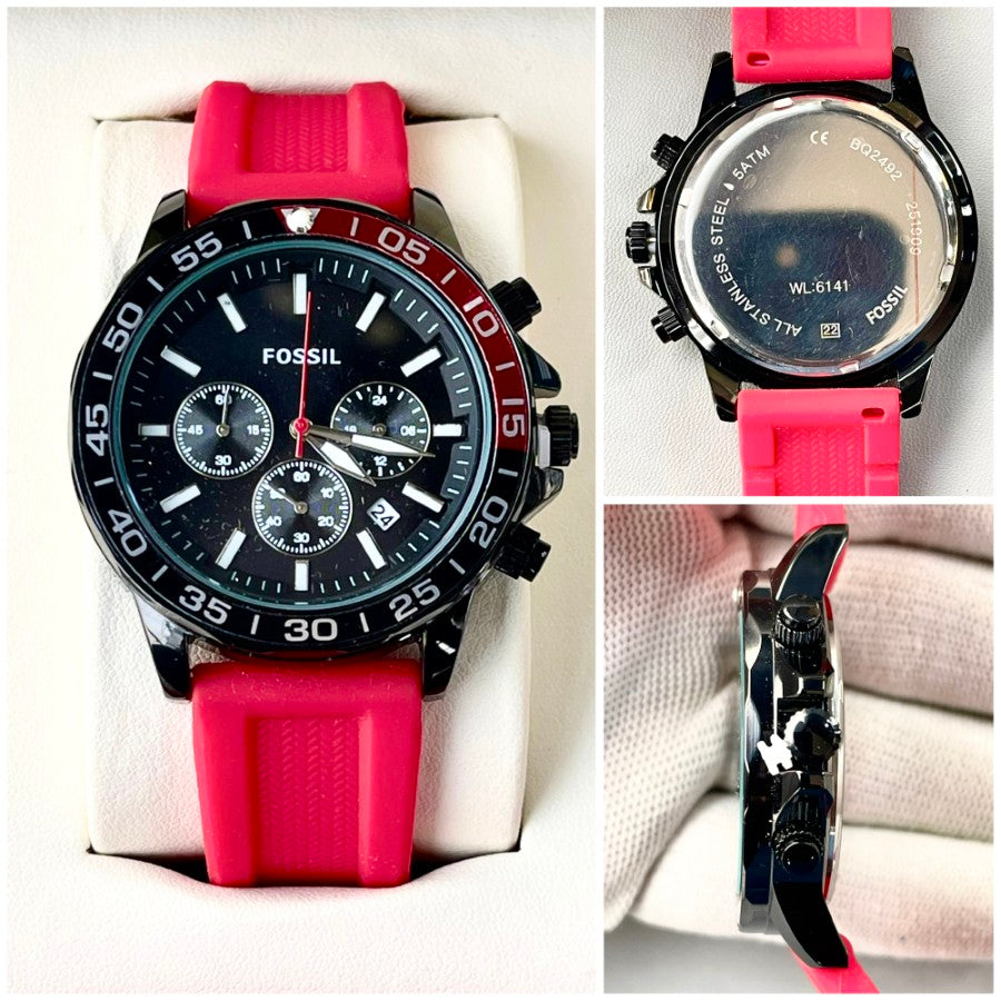 FSL SILICON STRAP WATCH