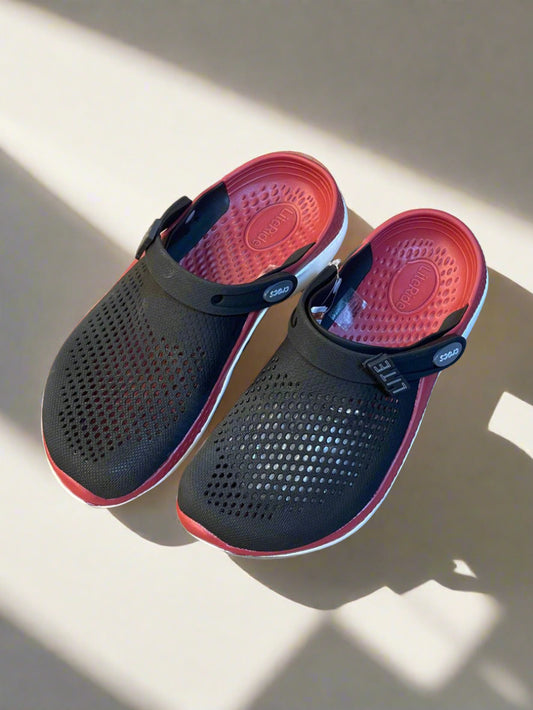 CLOGS 360 BLACK & RED