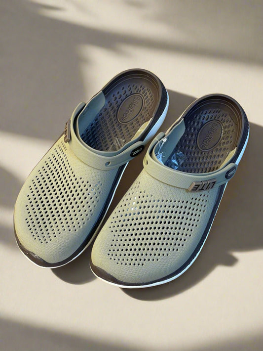 CLOGS 360 BROWN & WHITE