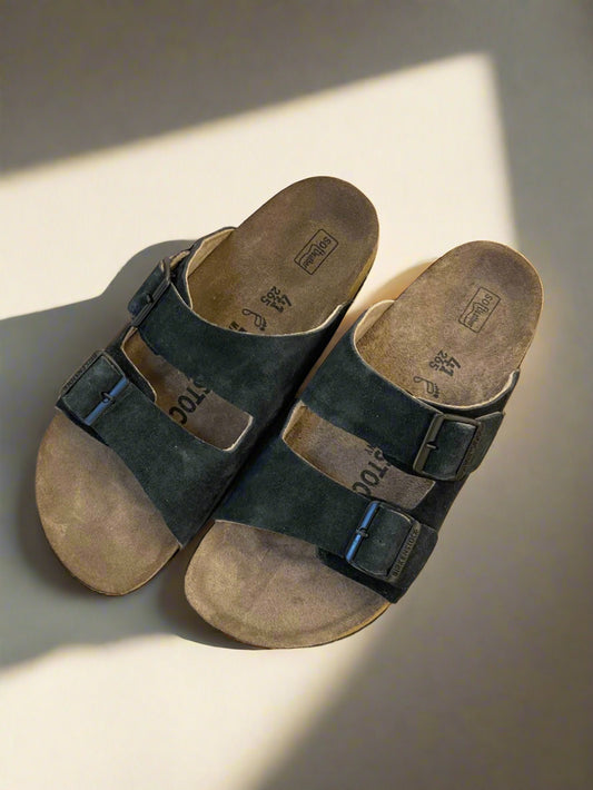 BRKN  LEATHER SLIPPER
