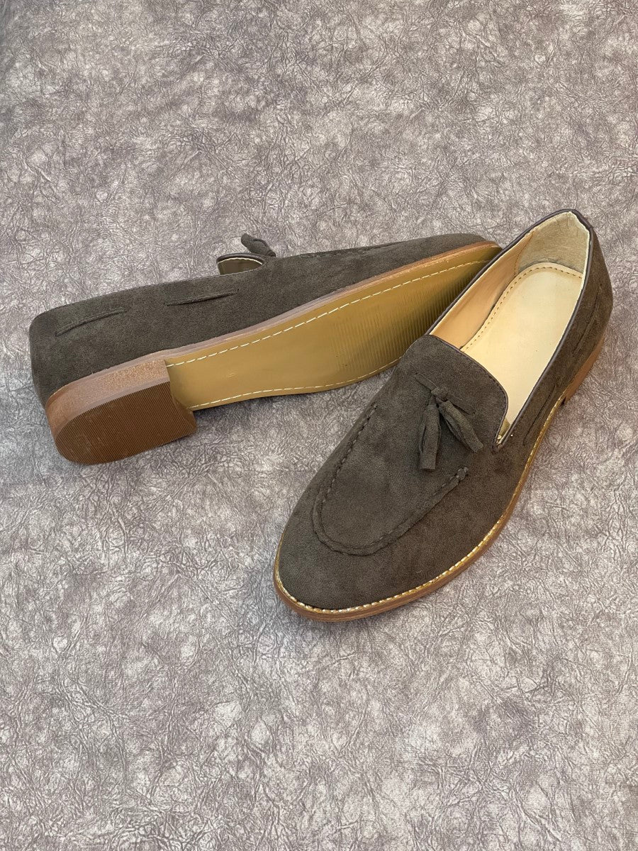HAND MADE SHEET SOLE TESSEL LOAFERS