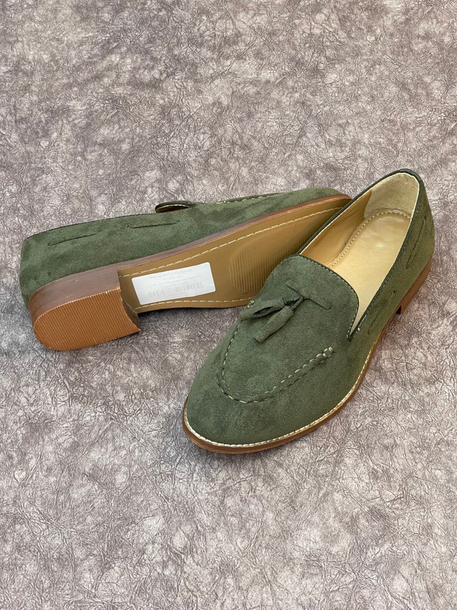 HAND MADE SHEET SOLE TESSEL LOAFERS
