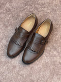 SAN BLUE MONK STRAP LOAFERS