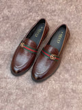 GCI  TEXTURE FRONT BUCKLE LOAFERS