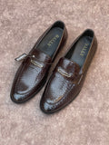 BALY TEXTURE LOAFERS
