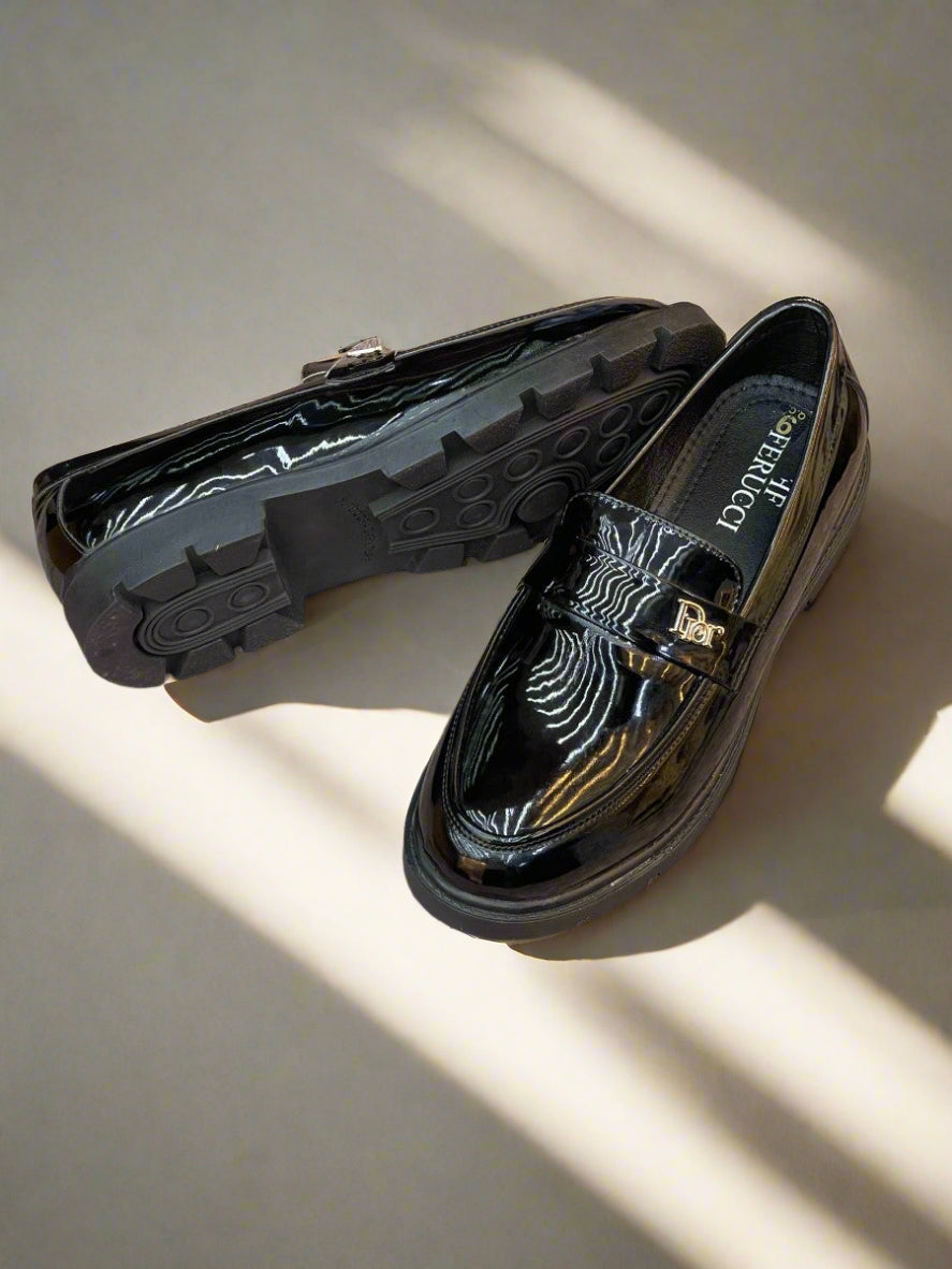 DI OR SHINING LOAFERS