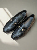 HAND MADE FRONT BUCKLE LOAFERS
