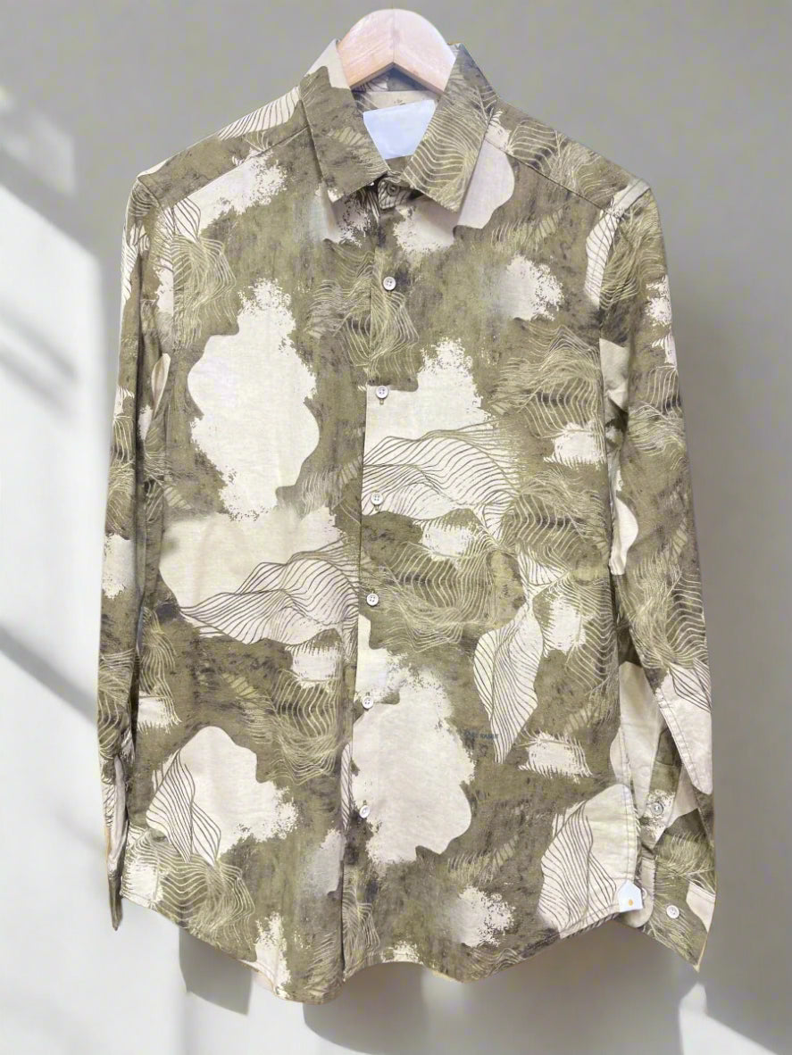 R/R FLORAL PRINTED SHIRT